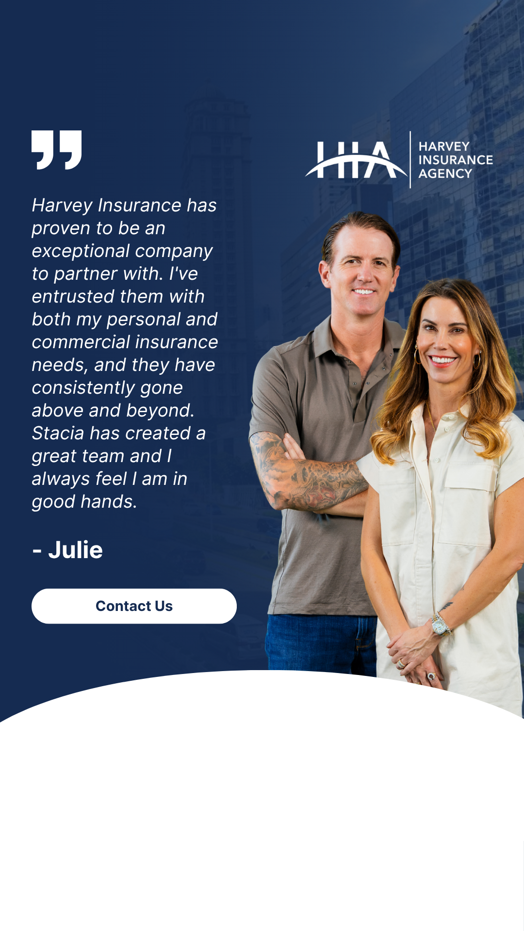 Harvey Insurance Agency Facebook ad