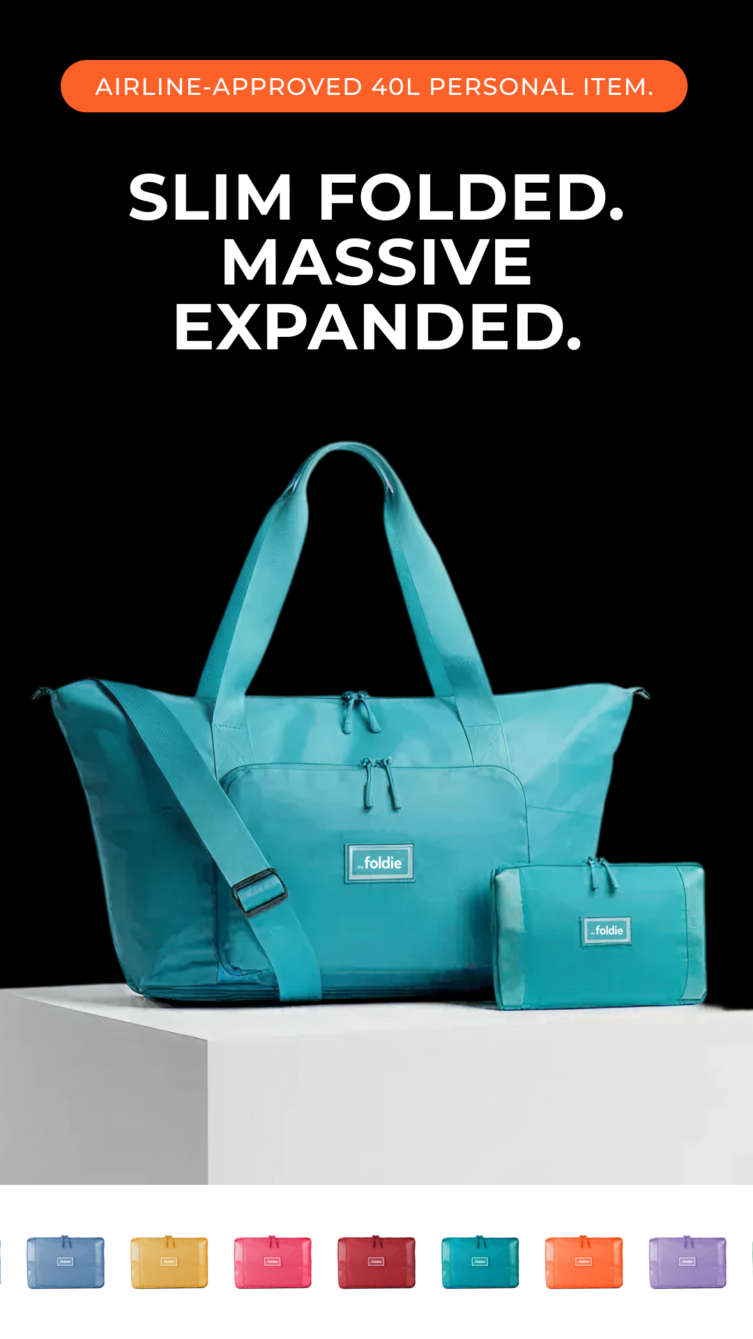The Foldie Facebook ad