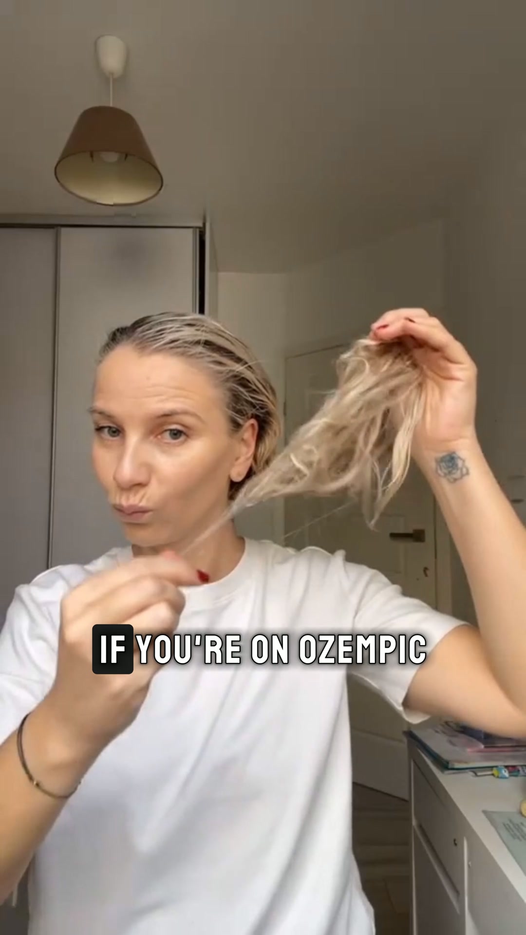 GLP-1 Hair Insider Facebook ad: Why Hair Sheds After GLP-1s?