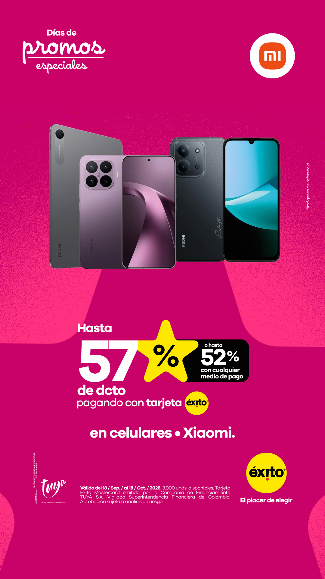 Éxito Facebook ad: ¡Xiaomi con descuentos!