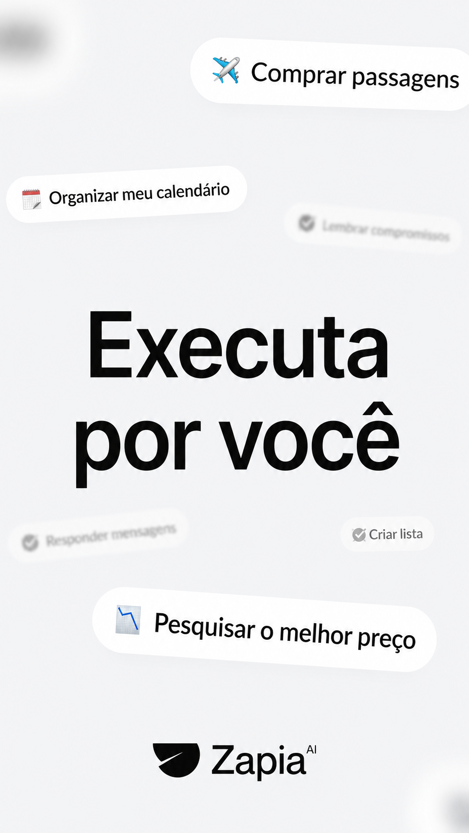 Zapia Brasil Facebook ad: Zapia AI - Personal Assistant