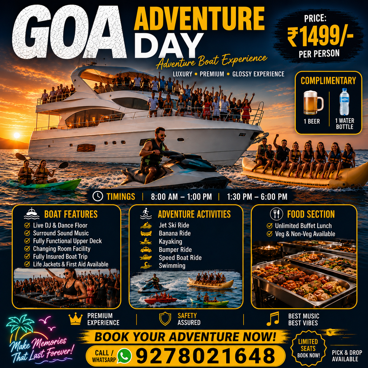 Goa Trip Advisor Facebook ad: Chat with us