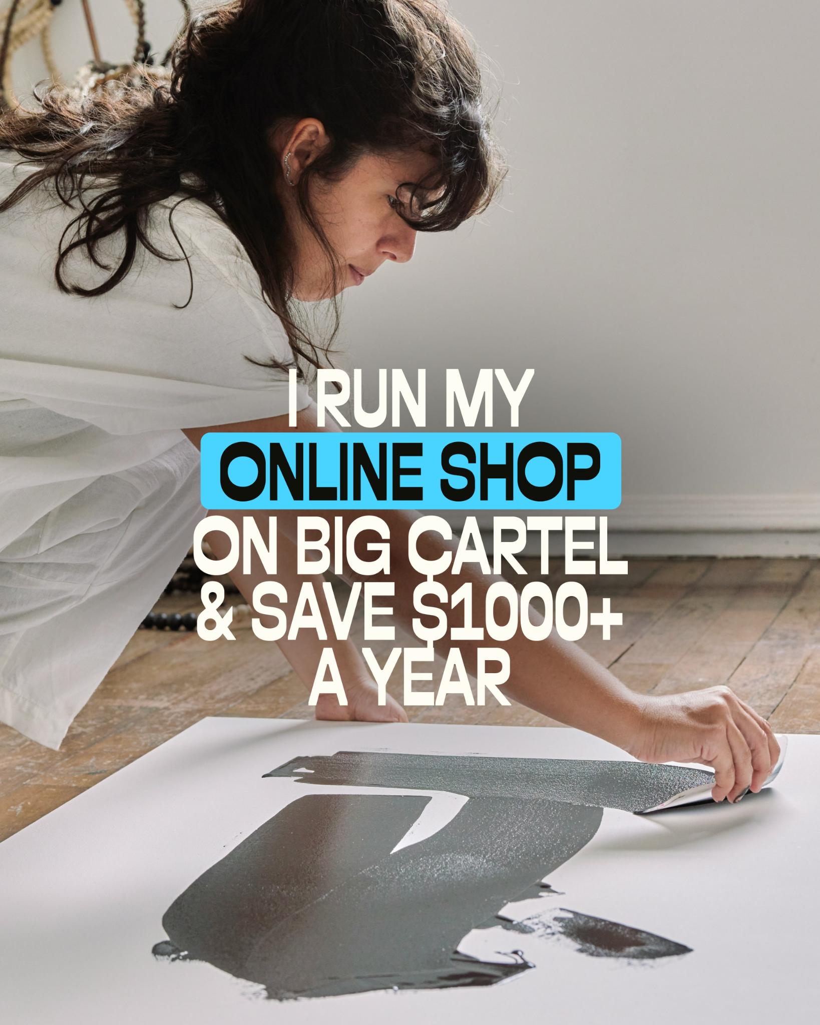 Big Cartel Facebook ad