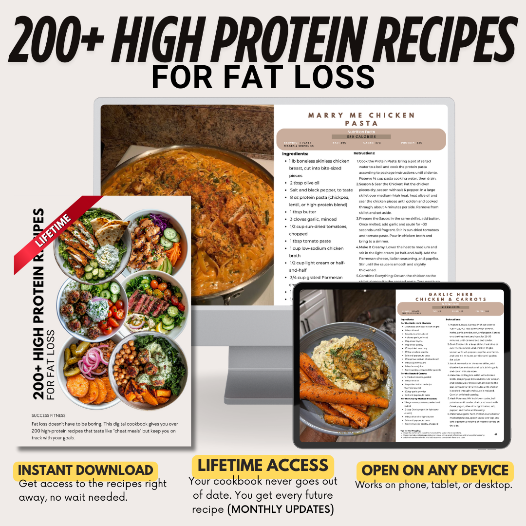 Success Recipes Facebook ad: Lifetime Access + Monthly Updates