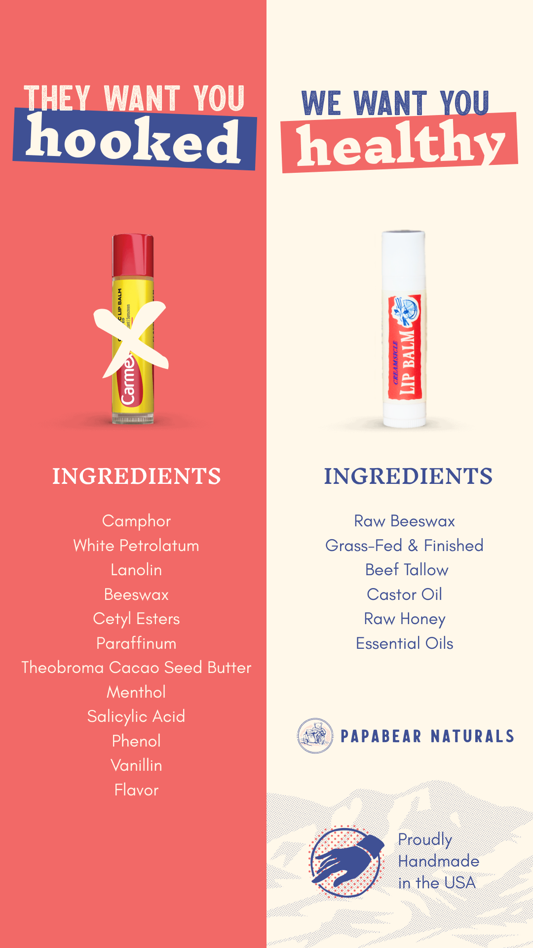 Papabear Naturals Facebook ad