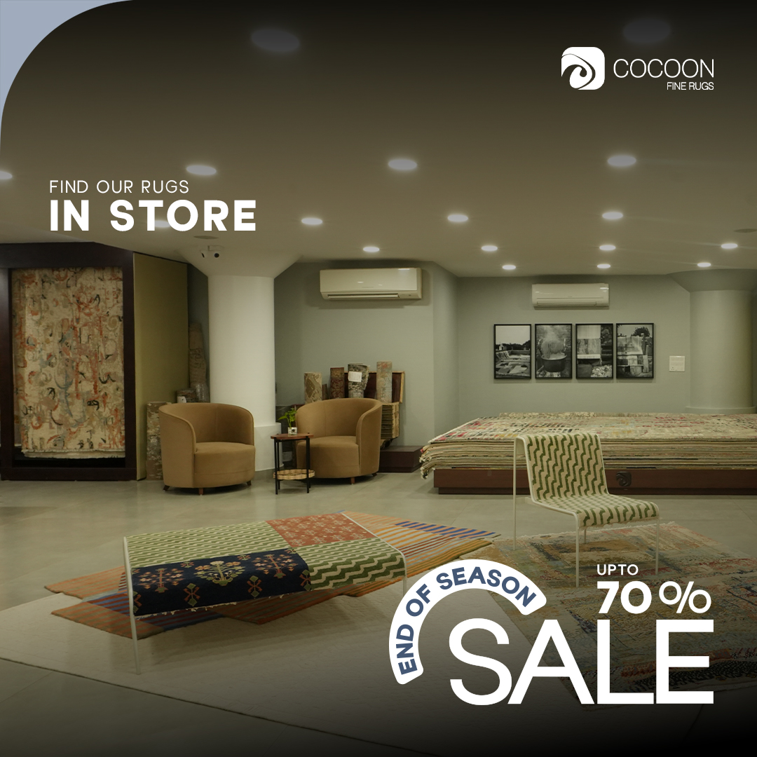 Cocoon Fine Rugs Facebook ad: In-Store Sale: Up to 70% Off