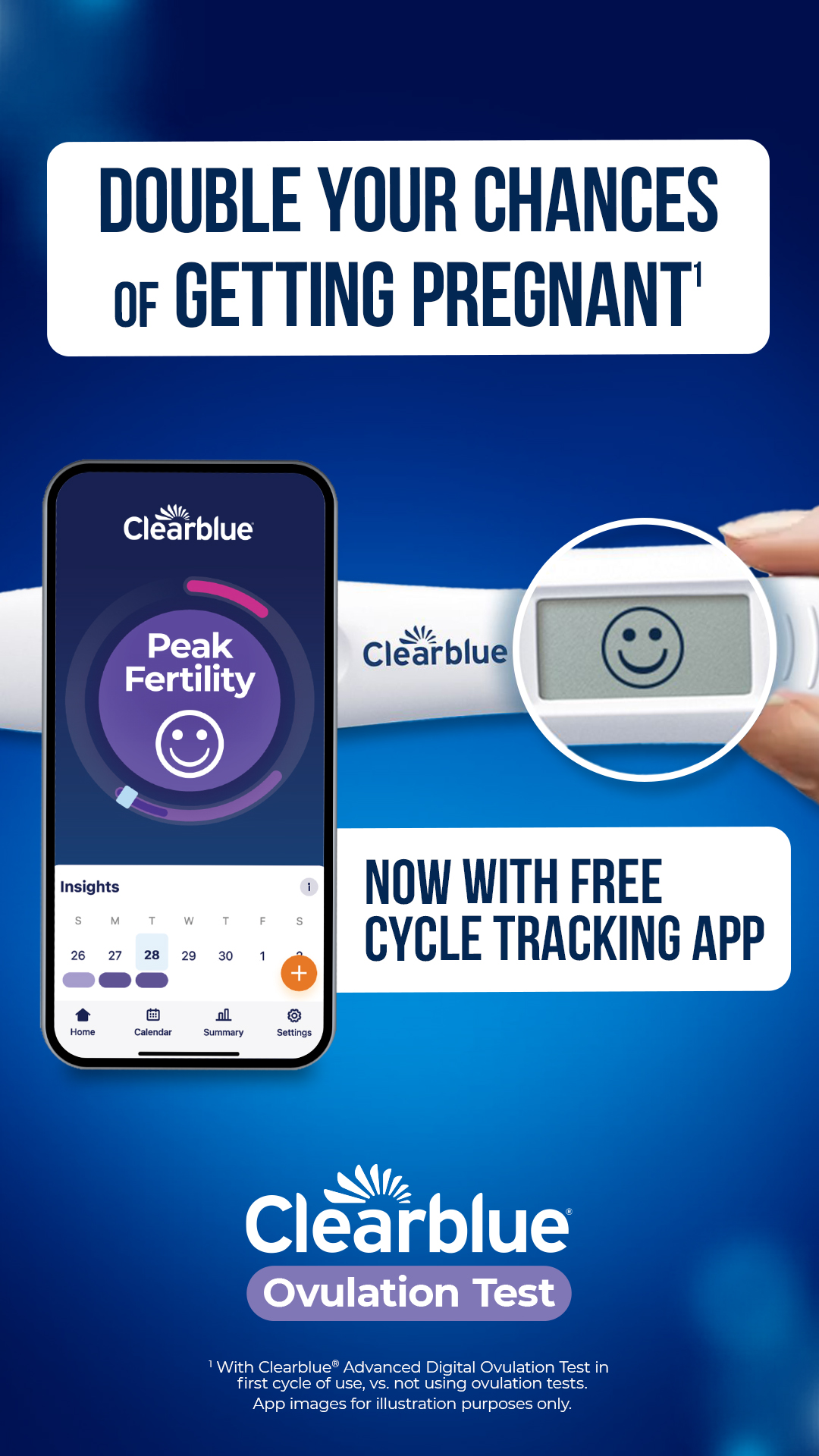 Clearblue Facebook ad