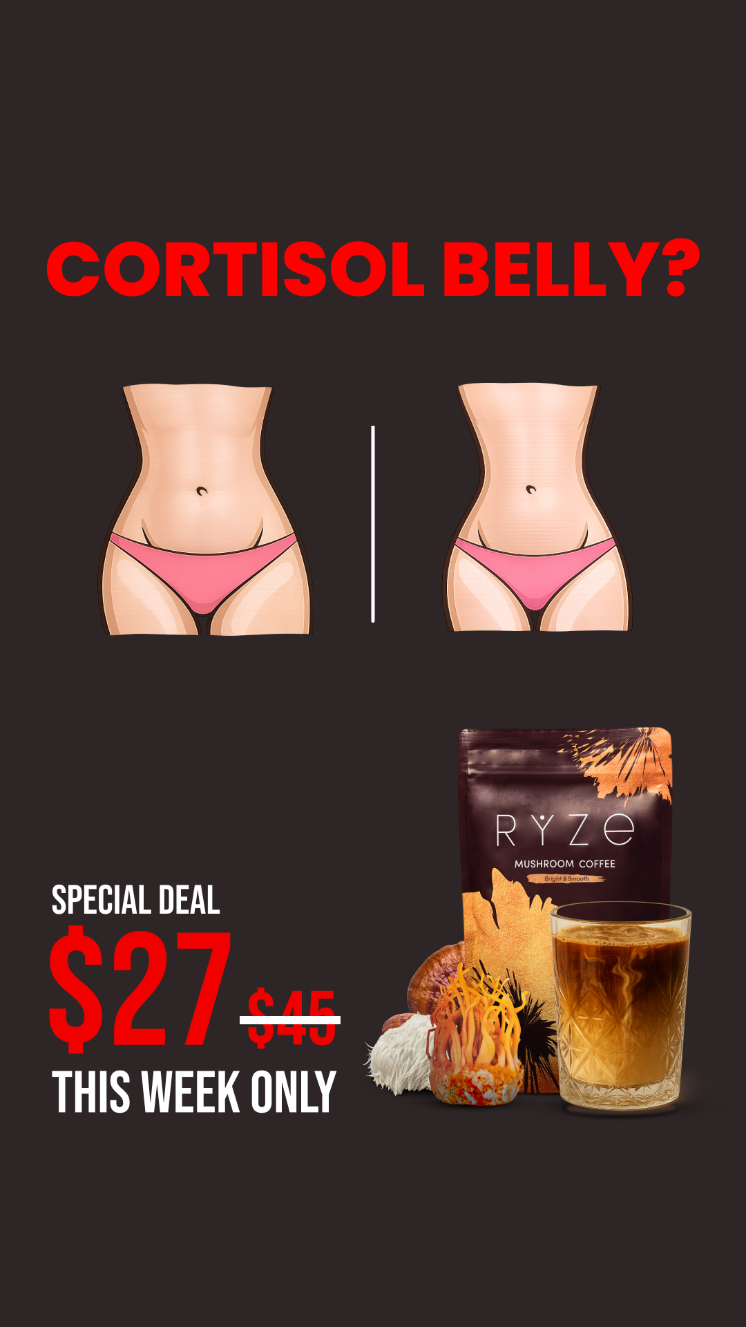 RYZE Superfoods Facebook ad