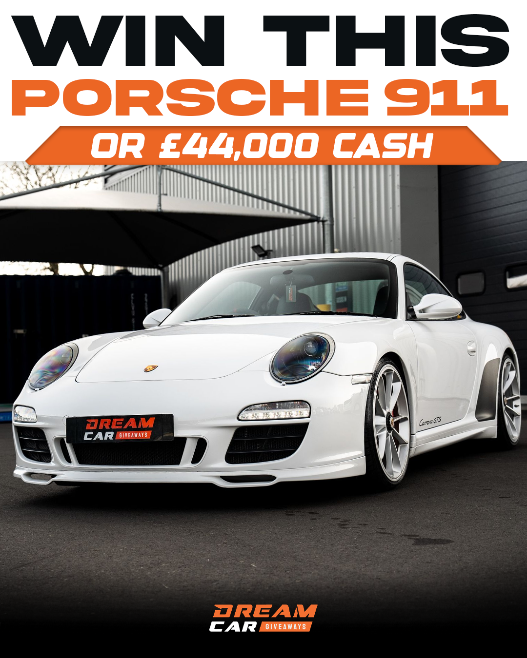 Dream Car Giveaways Facebook ad