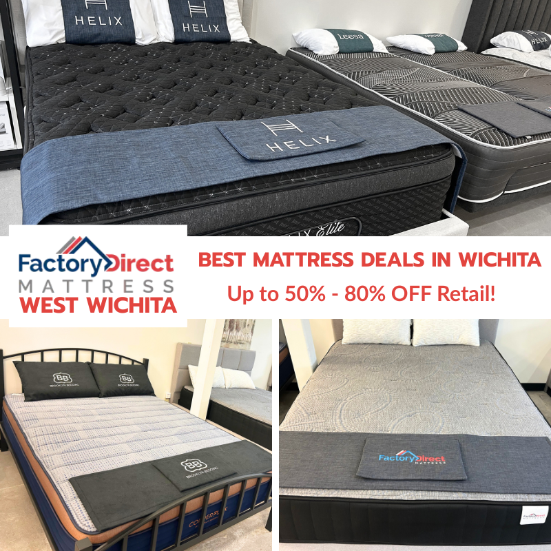 Factory Direct Mattress West Wichita Facebook ad
