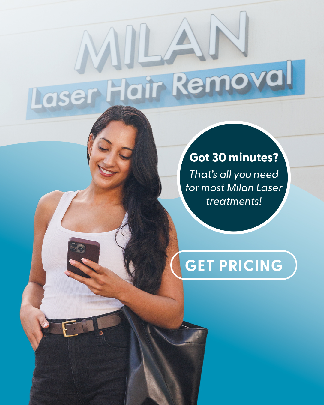 Milan Laser Hair Removal Facebook ad