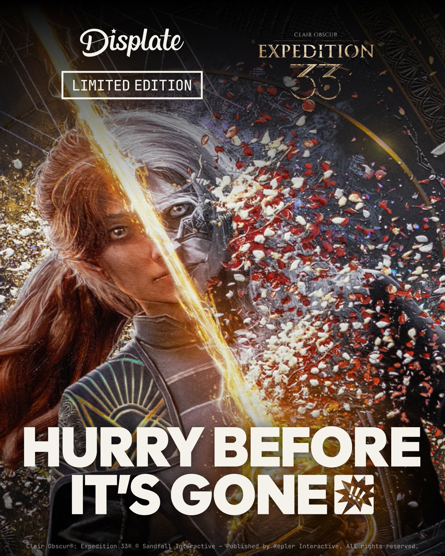 Displate Facebook ad