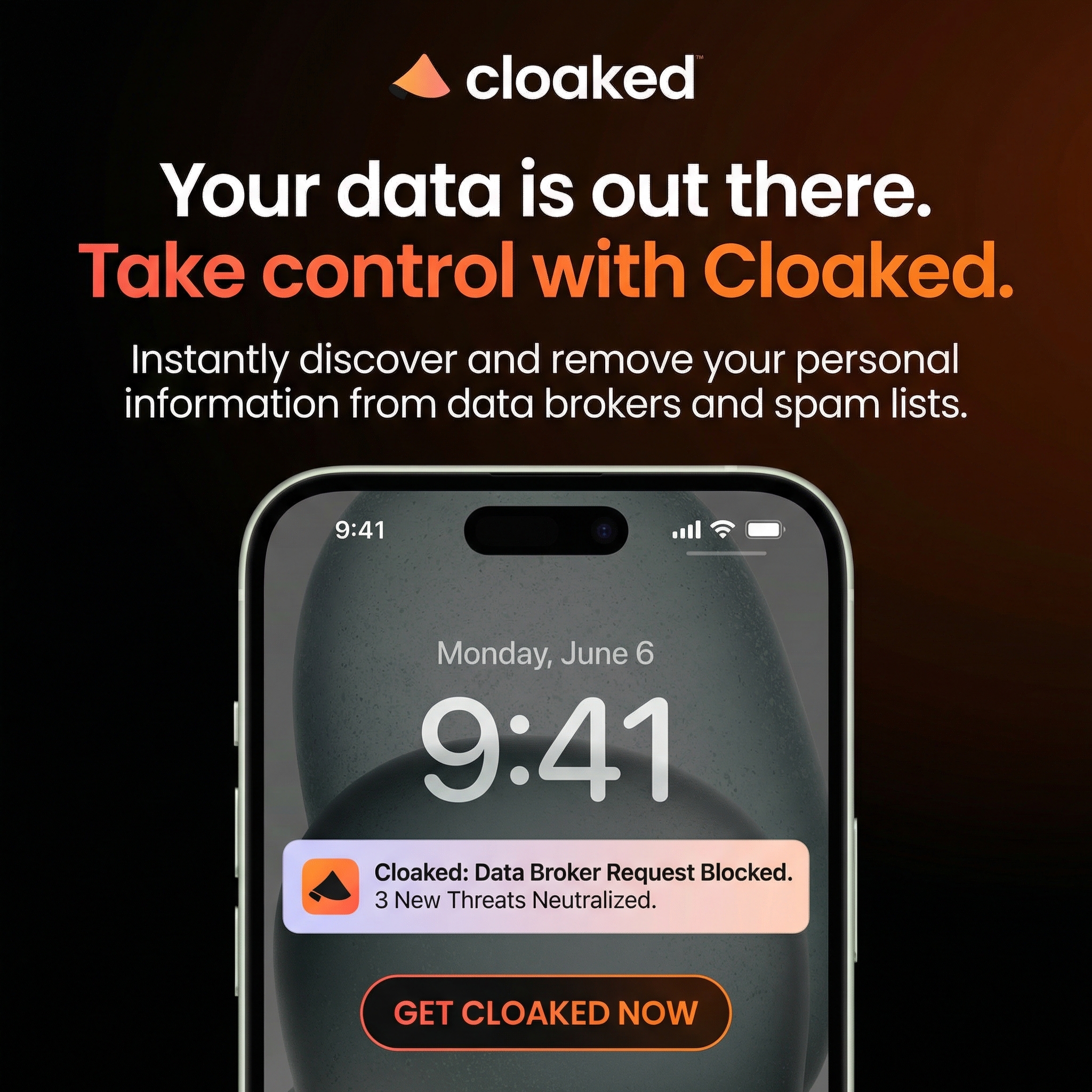 Cloaked Inc. Facebook ad