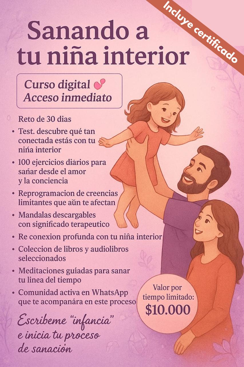 Sintonia del ser Facebook ad: Escríbeme infancia y empieza tu proceso de sanación hoy…