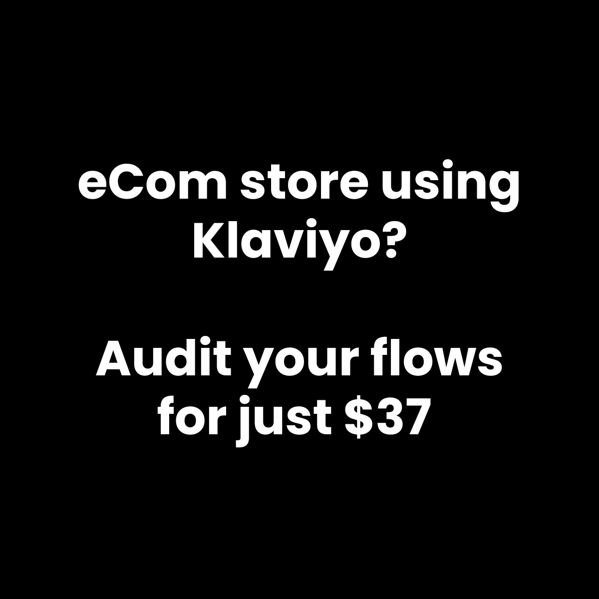 Steven Bell - Email Profits Facebook ad: Get The Klaviyo Flow Audit