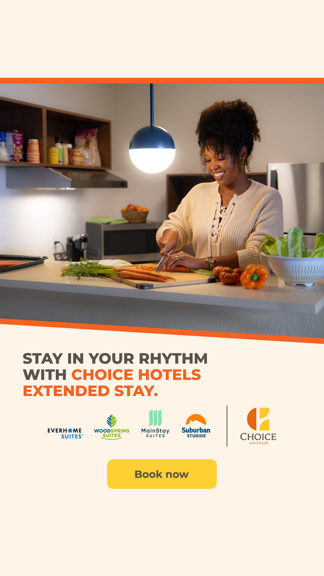 Choice Hotels Facebook ad