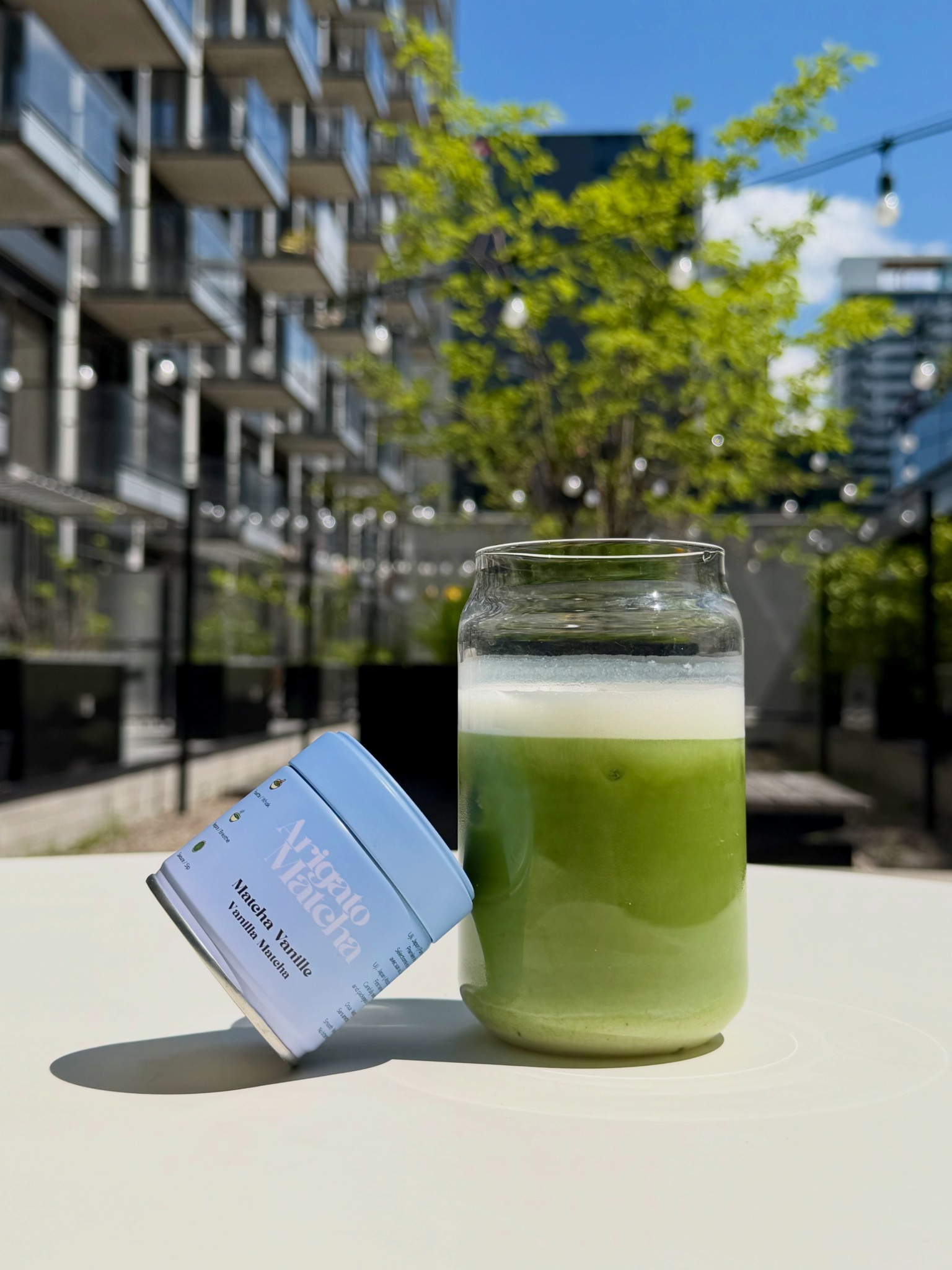 Arigato Matcha Facebook ad: Matcha Vanille (sans sucre)