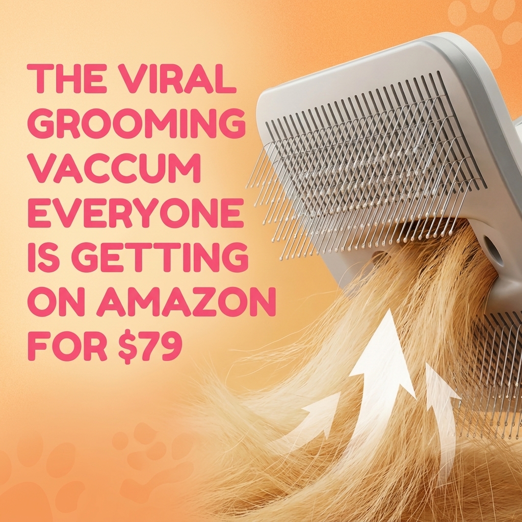 Fluff Squad Facebook ad: The Viral Dog Grooming Vacuum That’s Saving Pet Owners…
