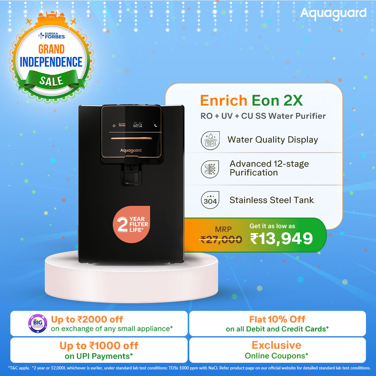 Eureka Forbes Facebook ad