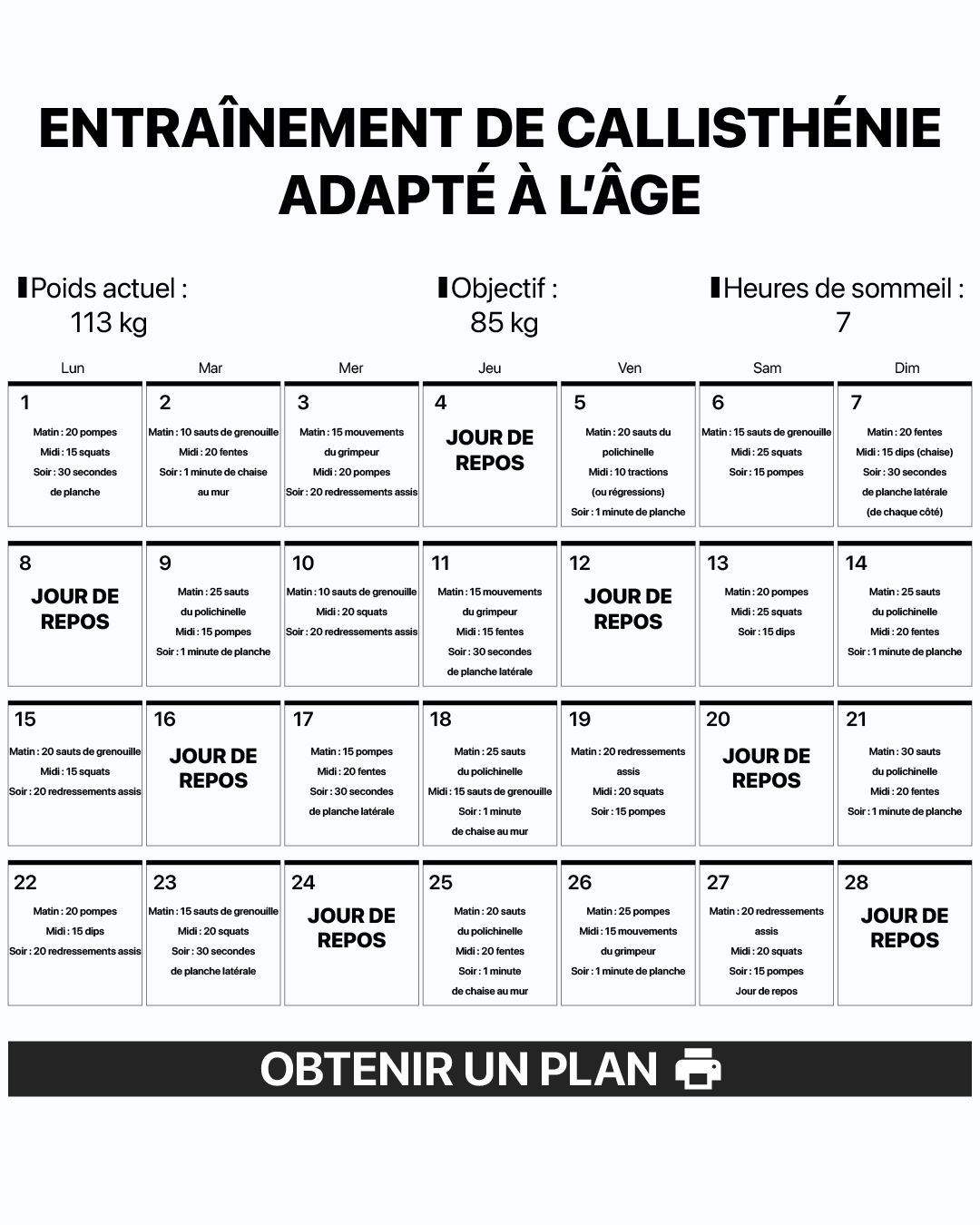 21 Day Challenge Facebook ad