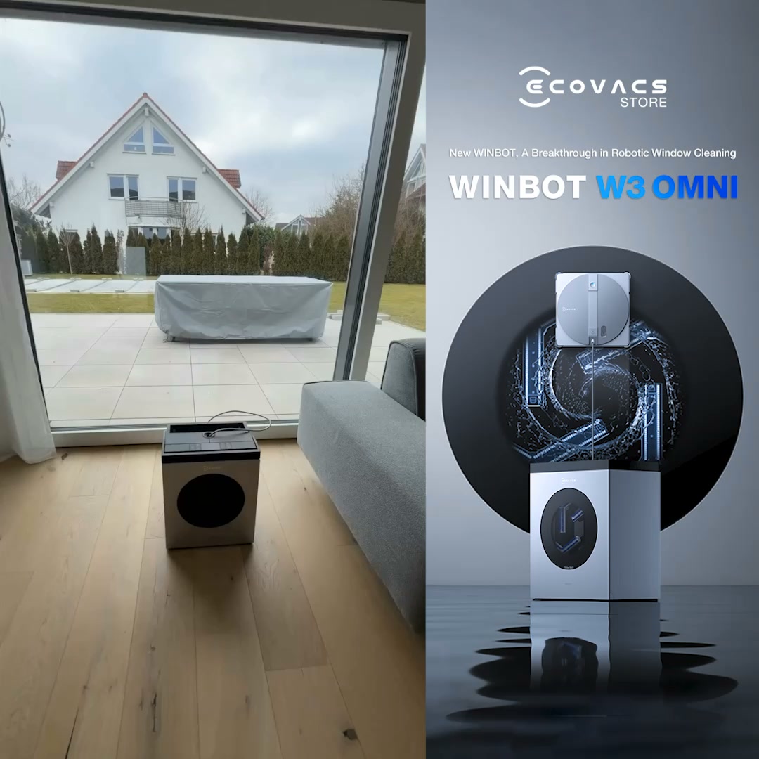 ECOVACS ROBOTICS Facebook ad: ECOVACS WINBOT W3 OMNI Window Robot