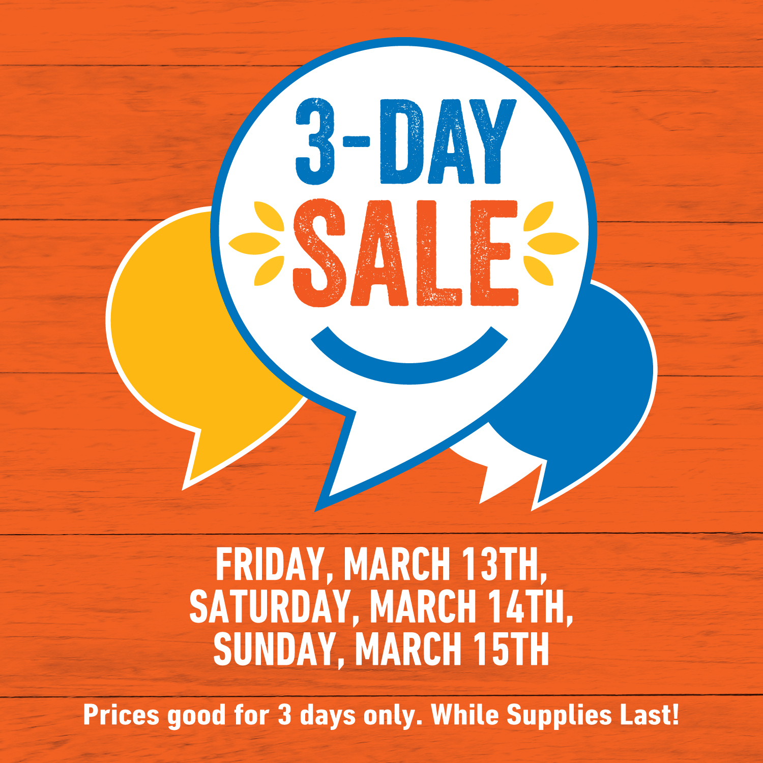 KJ's Market Facebook ad: Don't miss out!