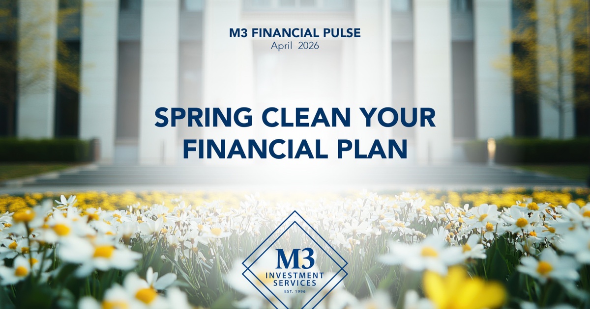 M3 Investment Services Facebook ad: April 2026 Financial Pulse