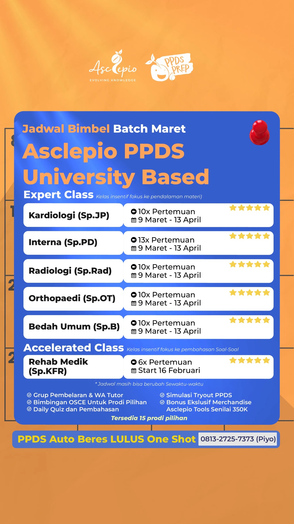 Asclepio PPDS prep Facebook ad from Jan 21, 2026