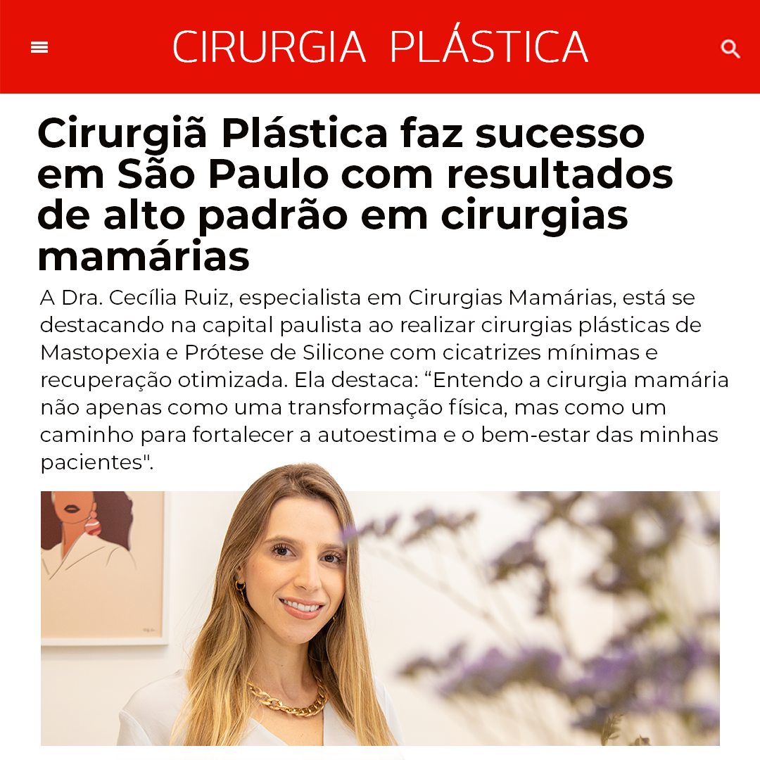 Drª. Cecília Ruiz - Cirurgiã Plástica Facebook ad