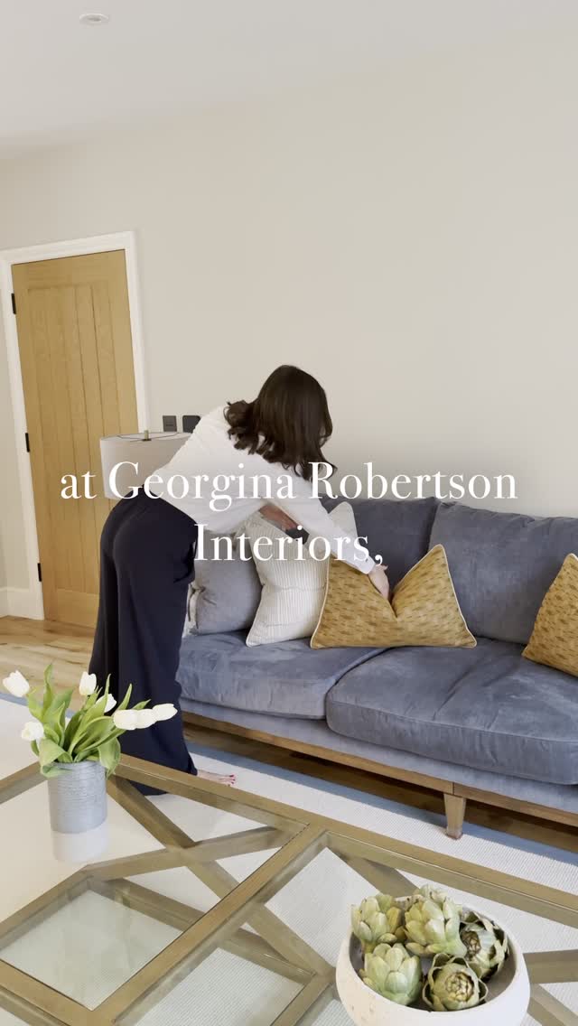 Georgina Robertson Interiors Facebook ad: Follow @georginarobertsoninteriors for more.