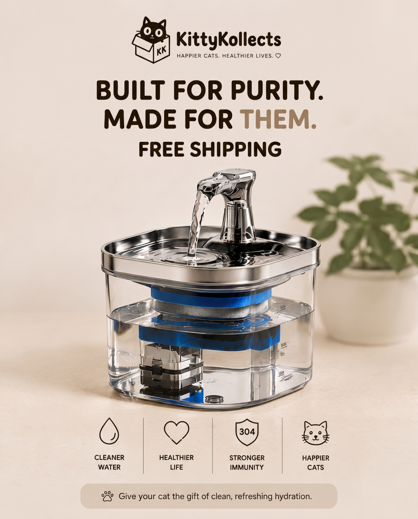 KittyKollects Facebook ad from Aug 18, 2026