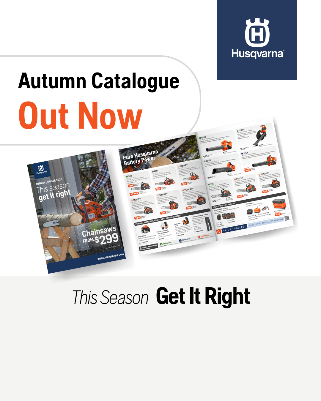 Husqvarna Facebook ad
