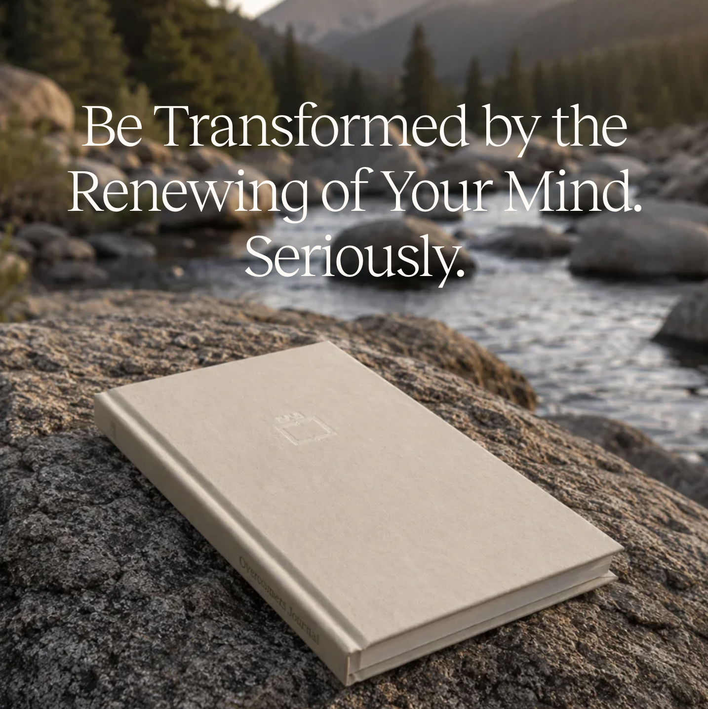 Overcomers Journal Facebook ad: The 90-Day Renewal Journal