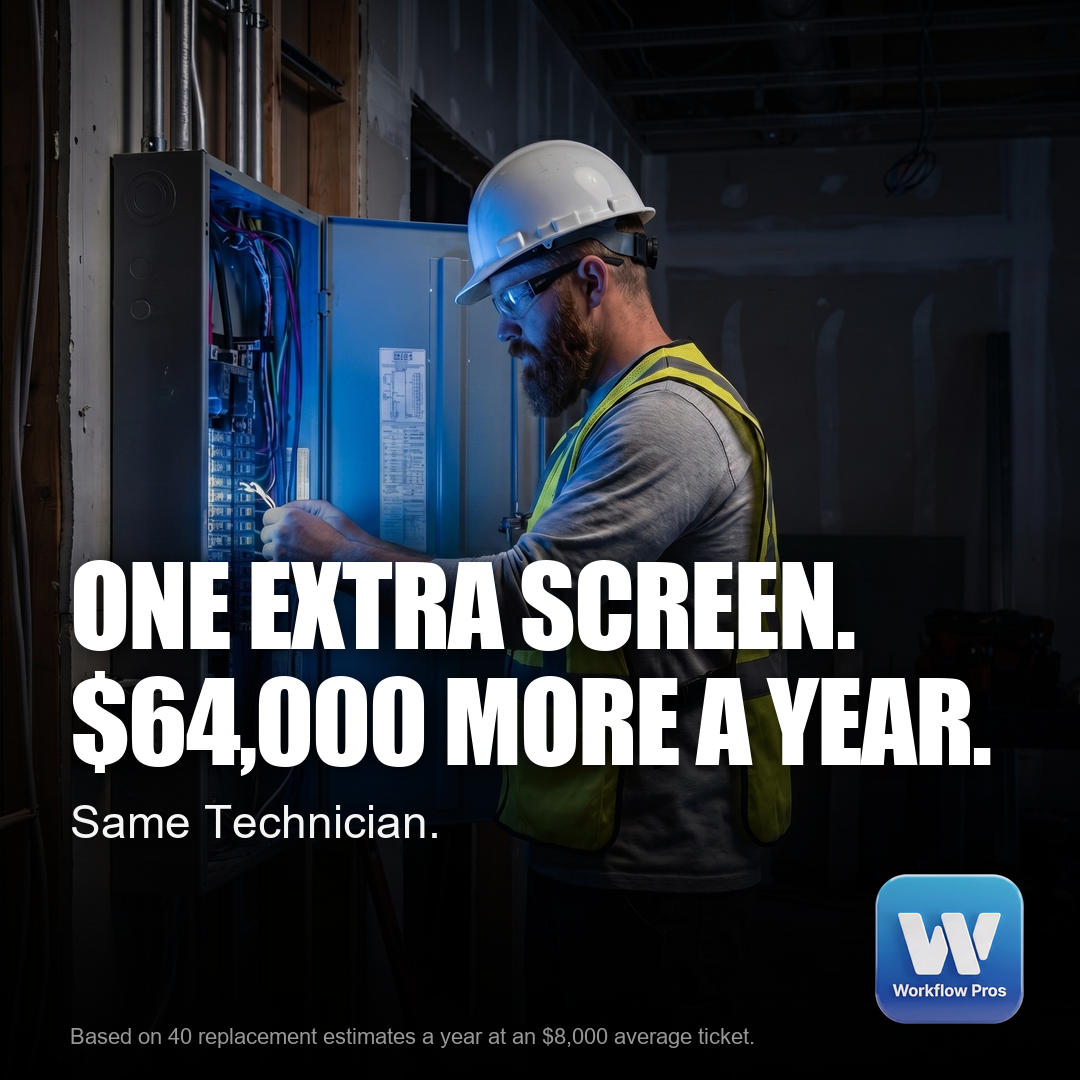 Workflow Pros Facebook ad: HVAC owners doing $1M+ annually, read this before hiring…