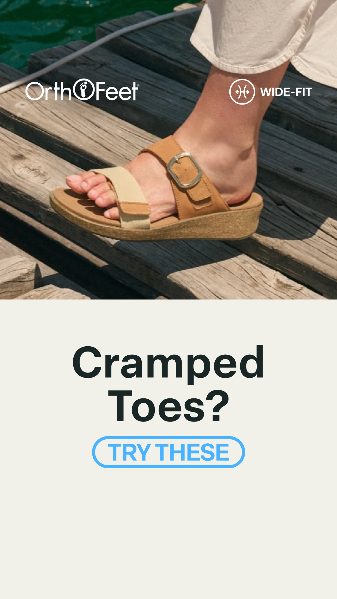 Orthofeet Facebook ad