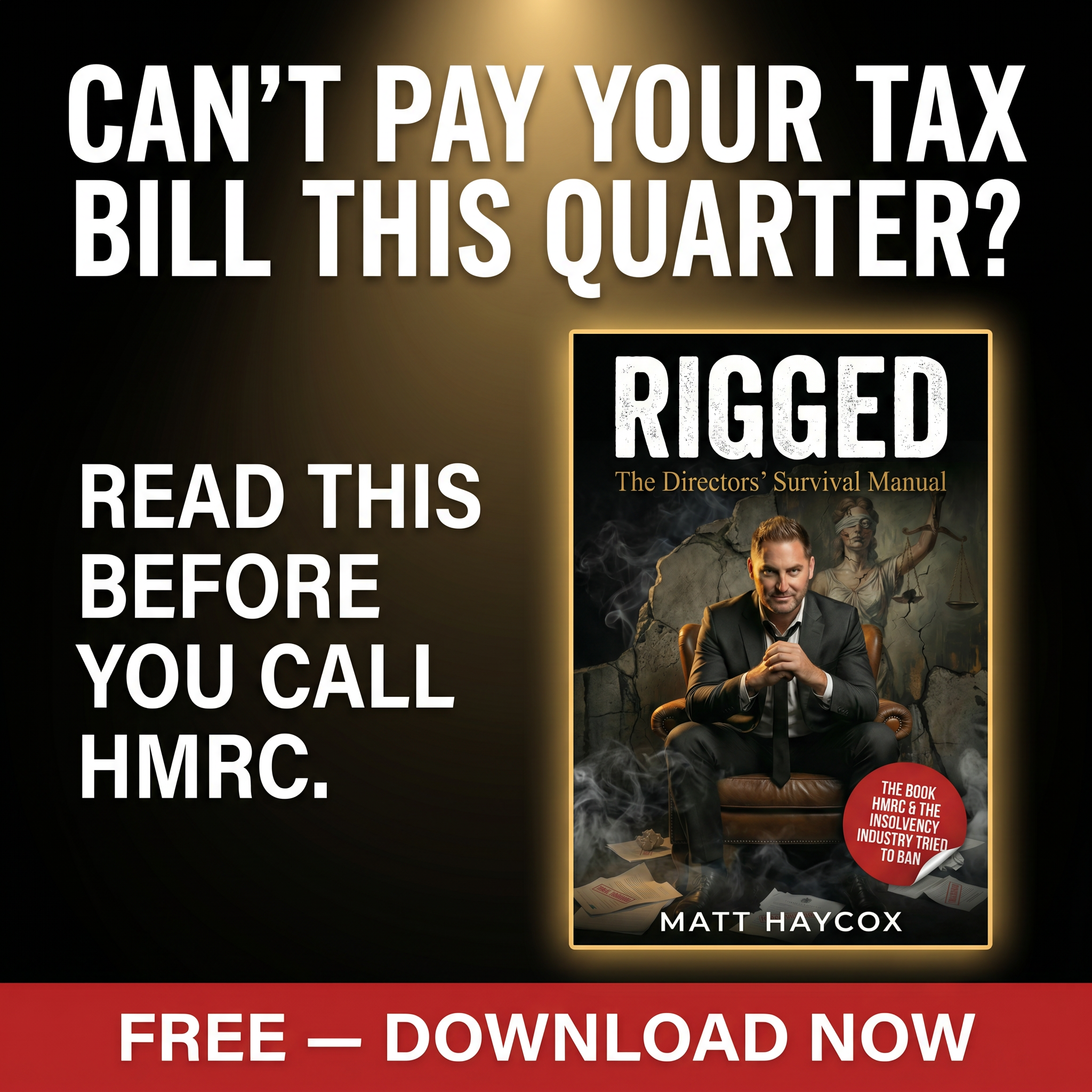 Insolvency.World Facebook ad: Can't Pay Your Tax Bill This Quarter?