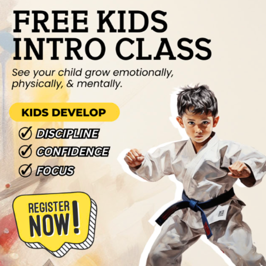 Metro Karate & Jiu Jitsu Academy Facebook ad: Want a FREE 10-Day, Kids Martial Arts Class Pass?