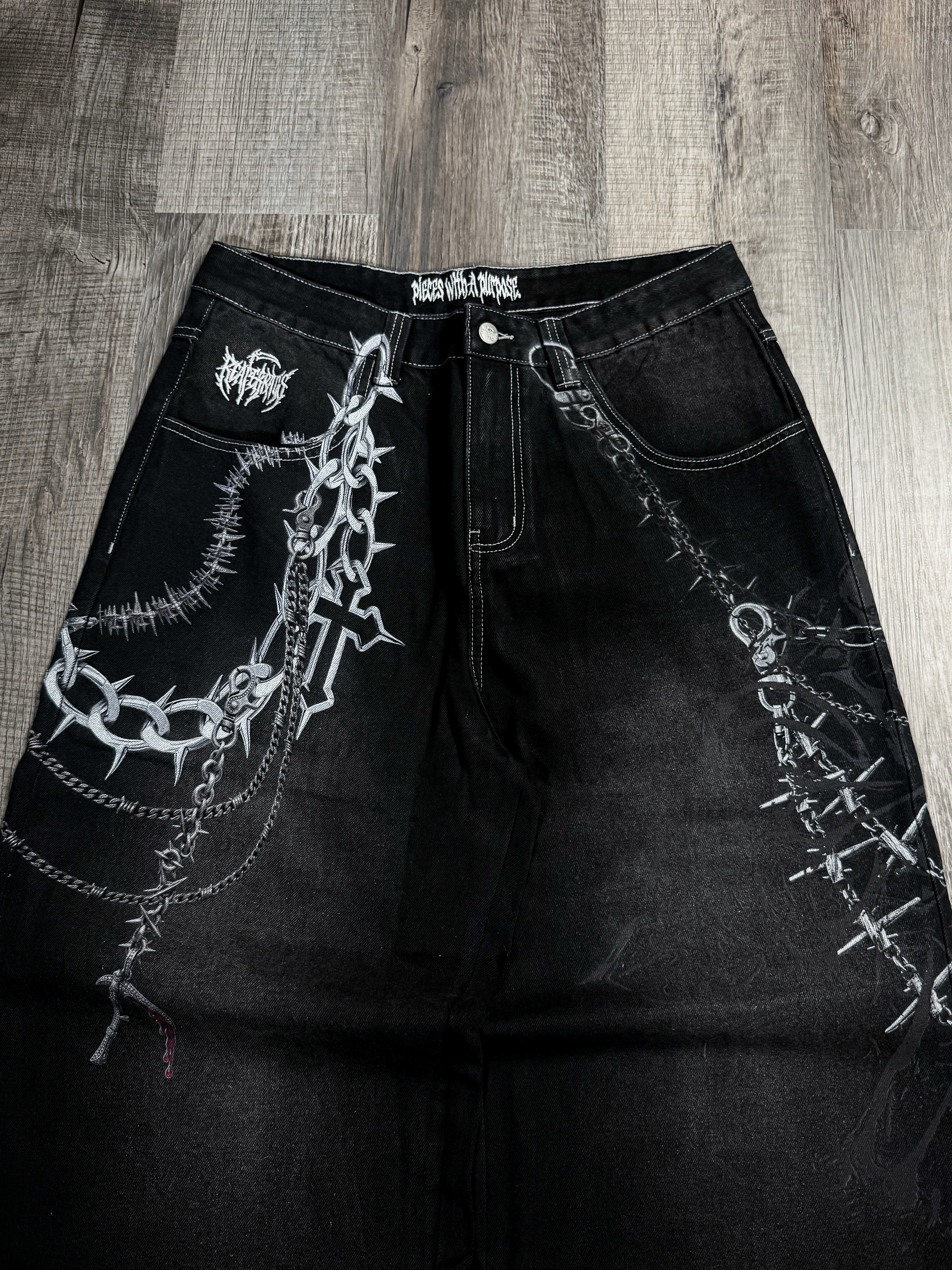 hell.vex Facebook ad: shackled jeans. exordium pt.