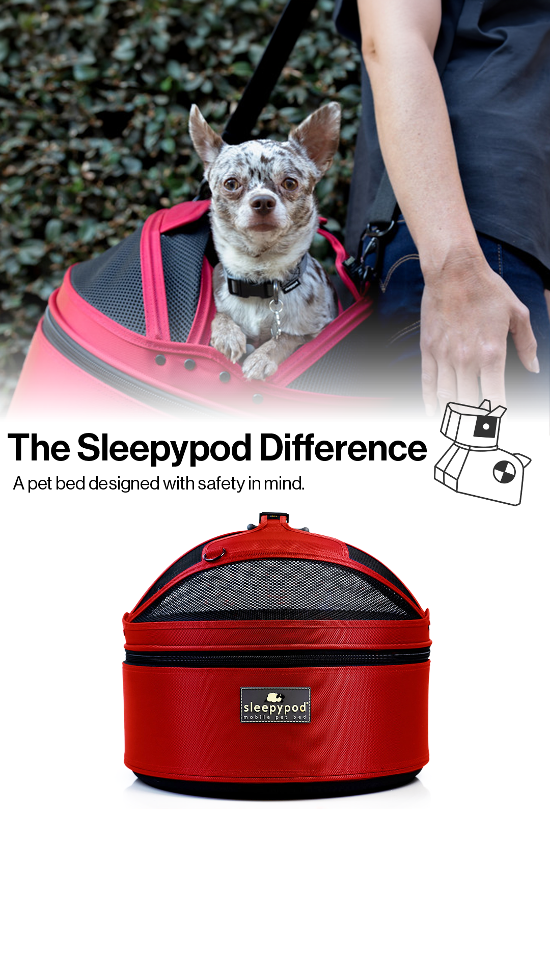 Sleepypod Facebook ad