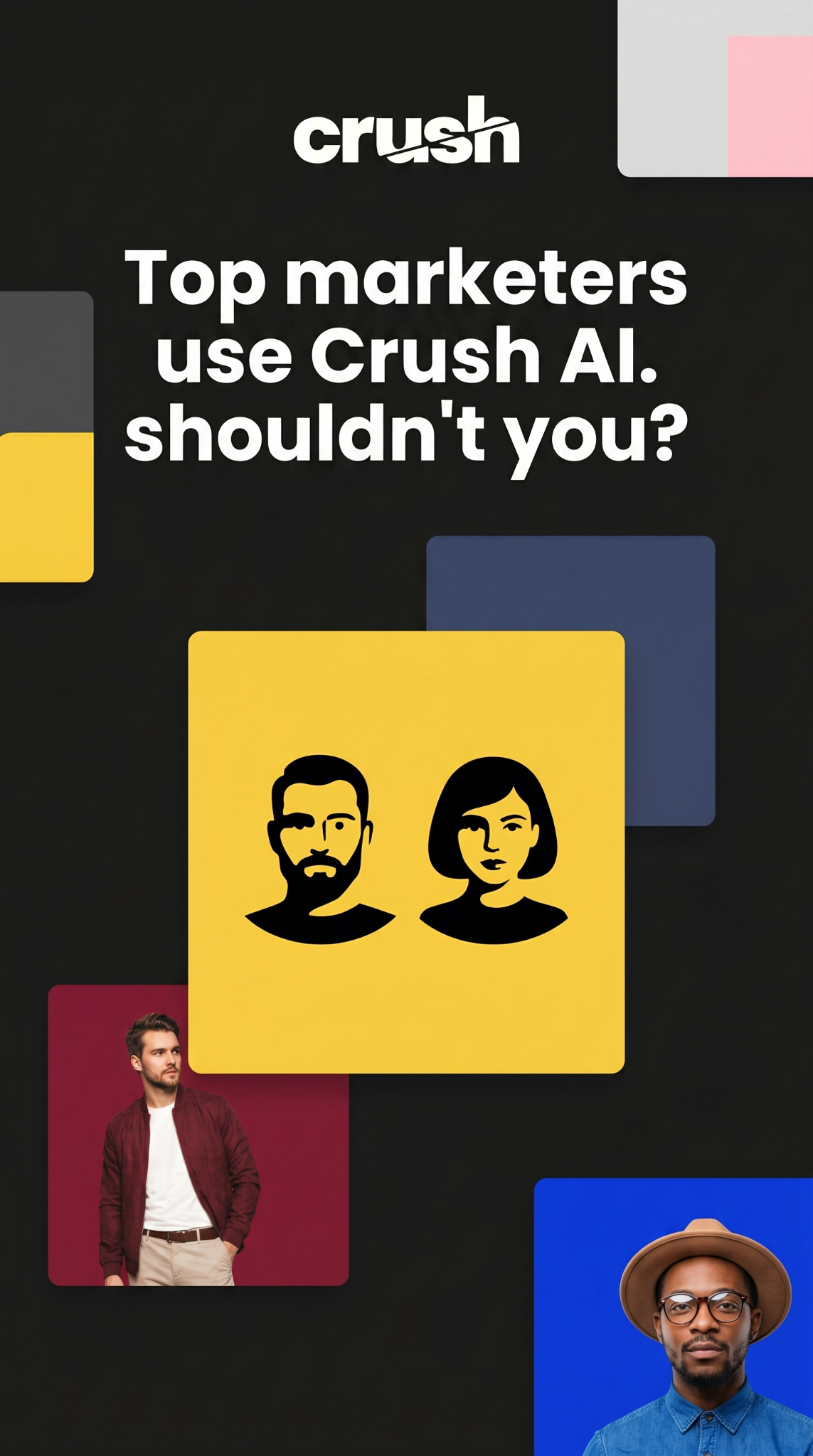 trycrush.ai Facebook ad