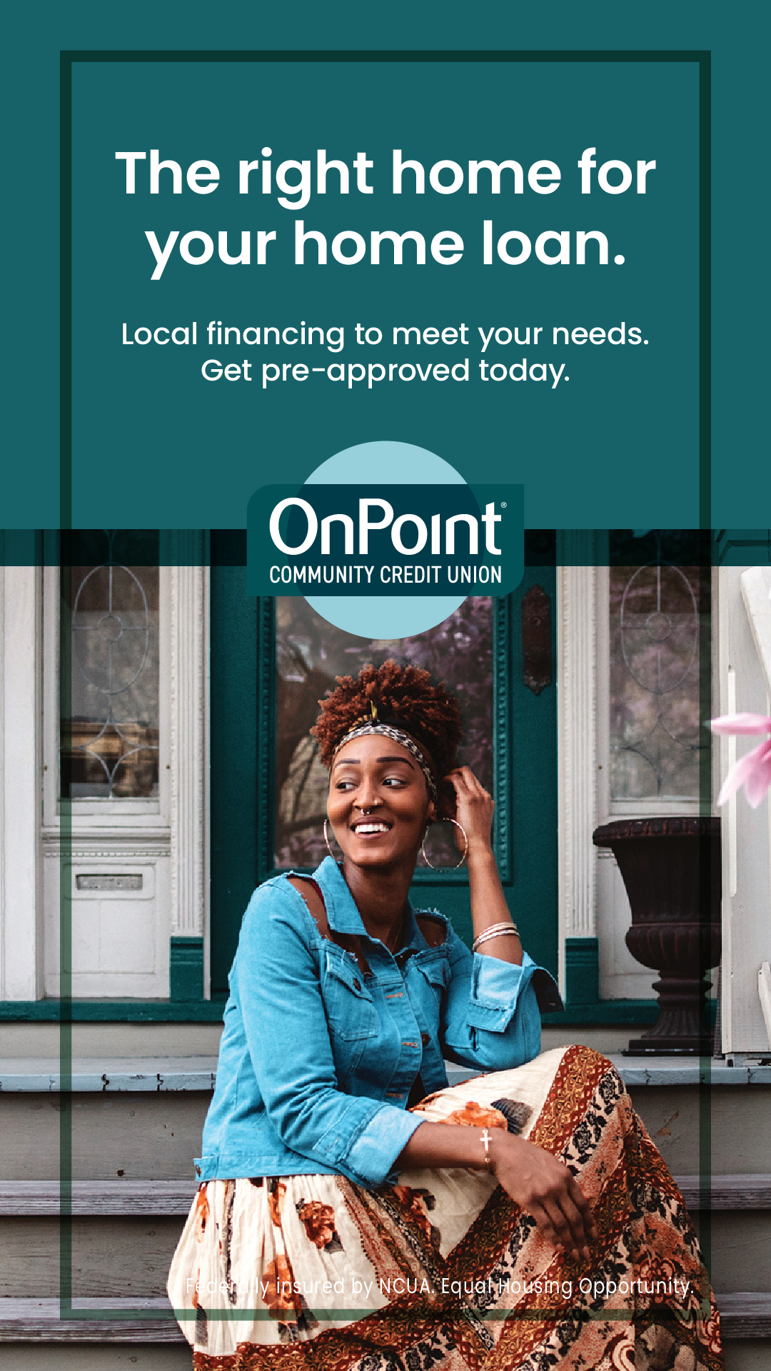 OnPoint Community Credit Union Facebook ad: Find Your Perfect Home Loan Option