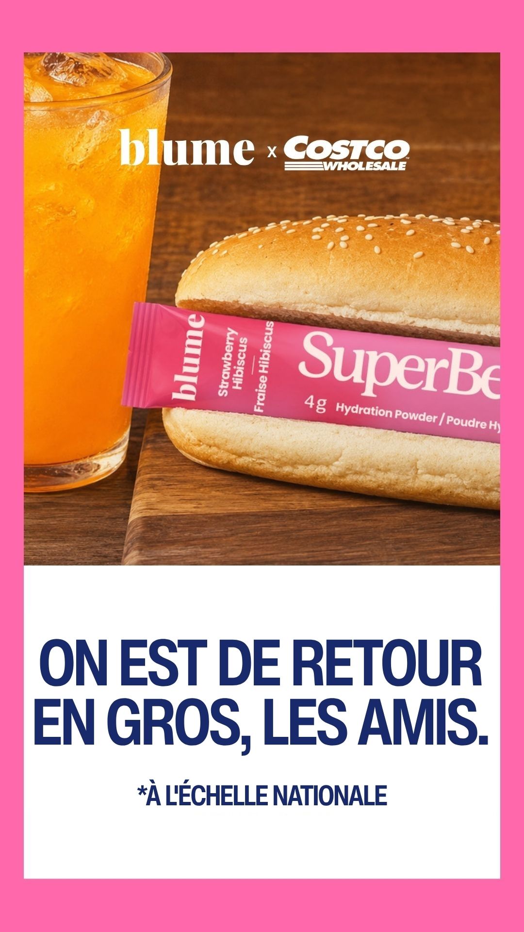 Blume Facebook ad