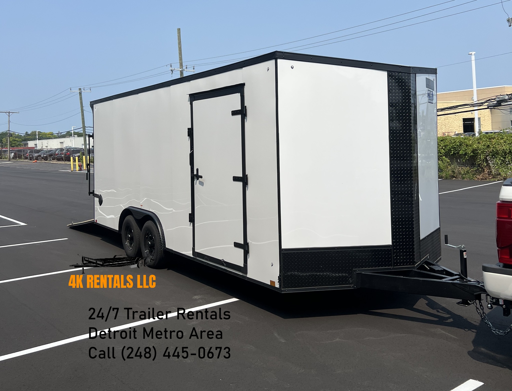 Matt Trailers Facebook ad: 2026 Open/Closed Trailers For Rent