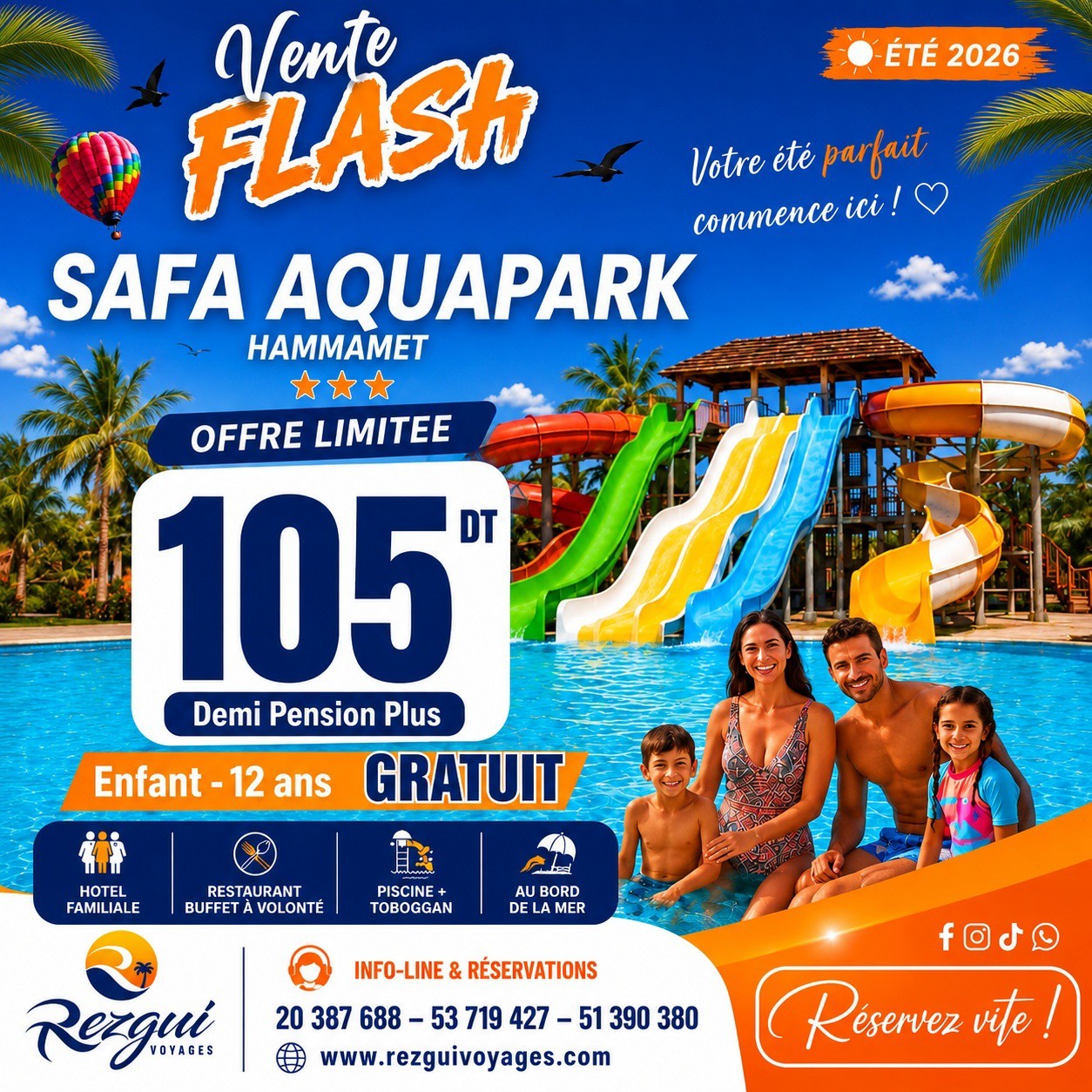 Rezgui Voyages & Loisirs Facebook ad: HΓ΄tel πππ
π ππππππππ πππππππβ¦