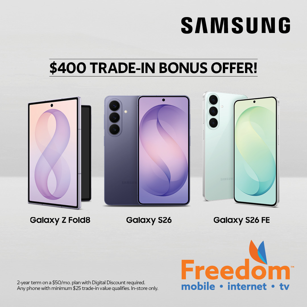 Freedom Mobile Facebook ad