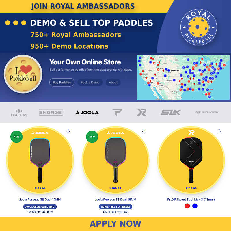 Royal Pickleball Facebook ad
