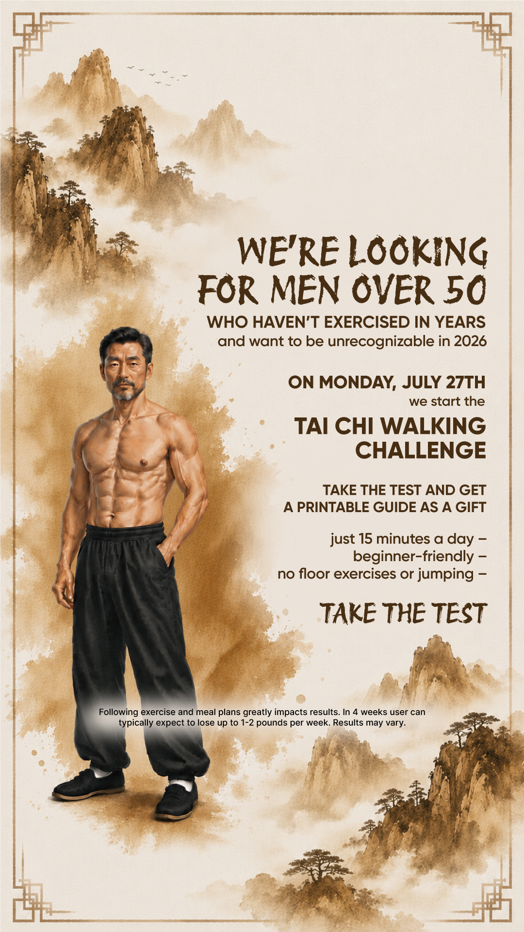 Michaelll Fitness Facebook ad
