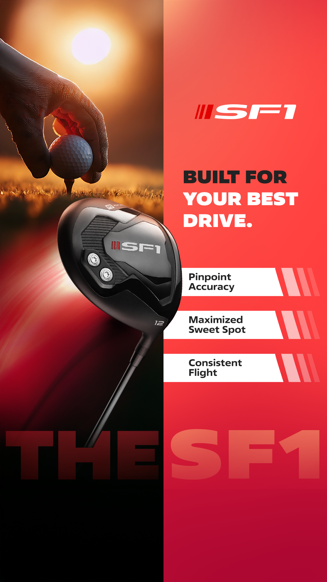 Performance Golf Facebook ad