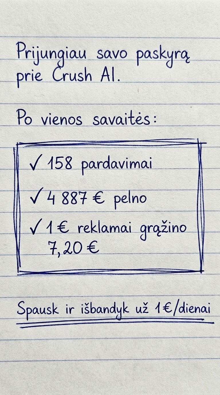 trycrush.ai Facebook ad