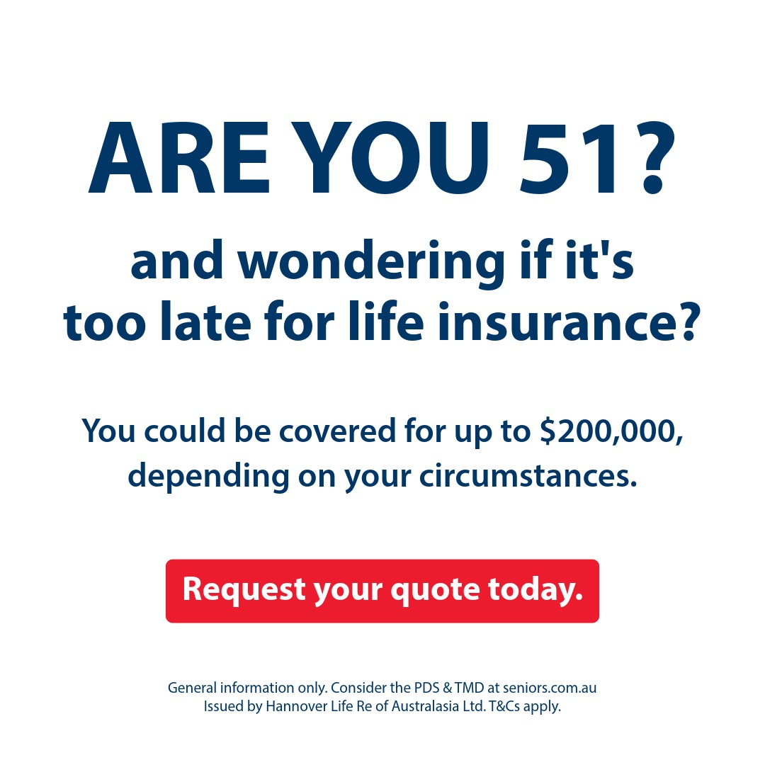 Australian Seniors Insurance Agency Facebook ad